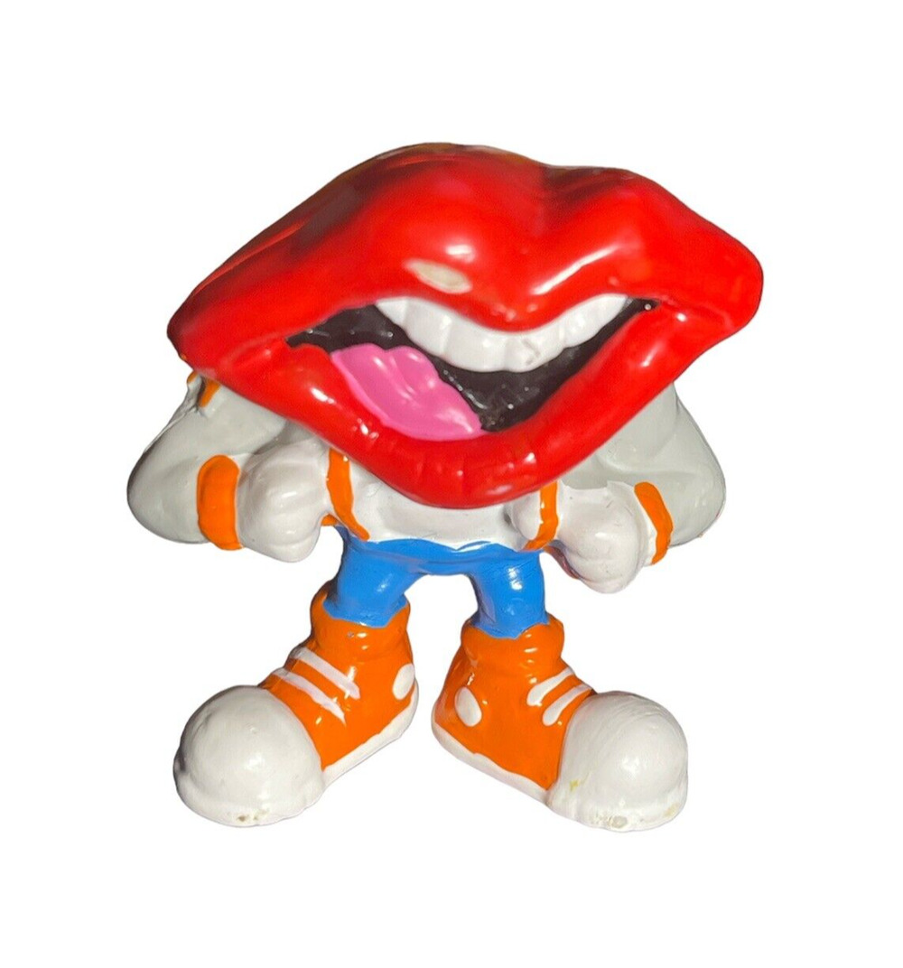 Vintage General Foods Tang Big Mouth Hot Lips PVC Advertising Figurines Figures